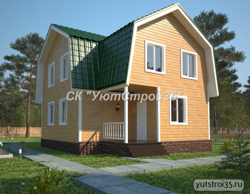 Каркасный дом 9х9 м под ключ К20